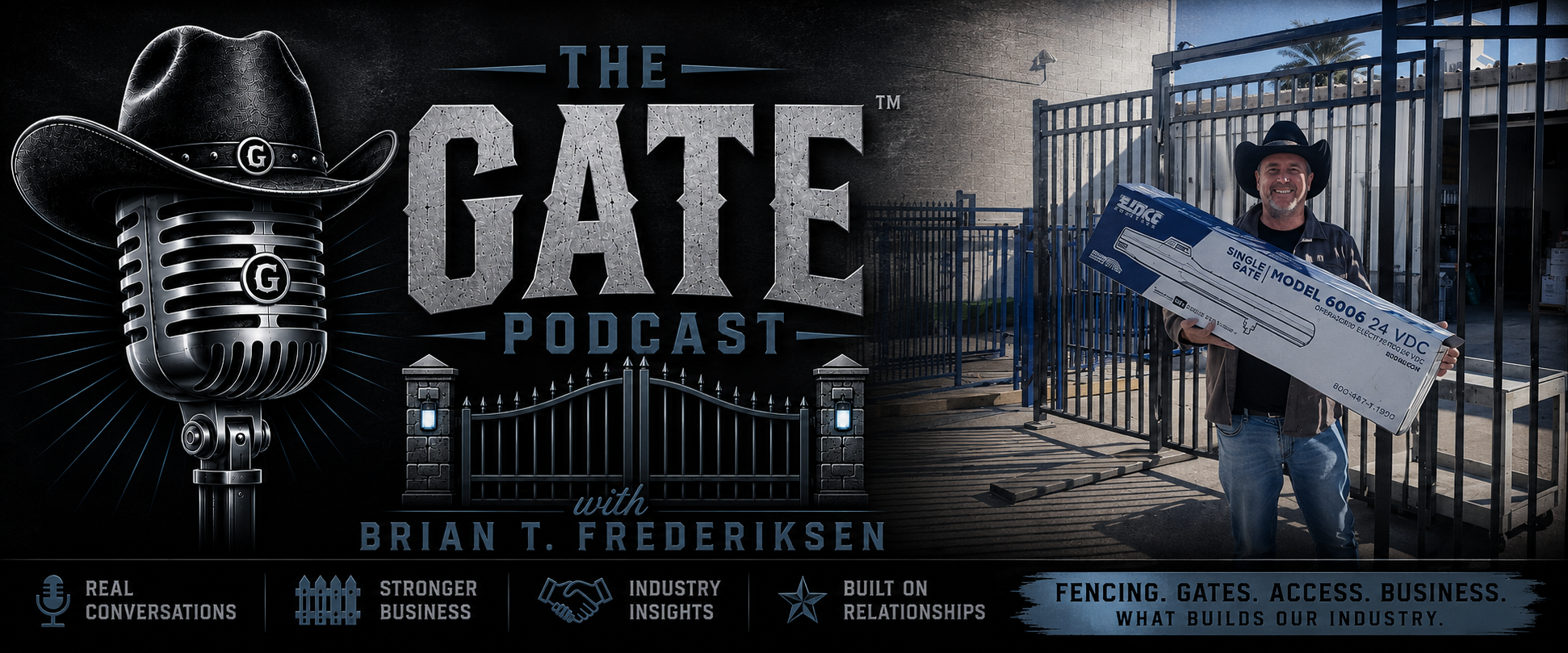 The Gate Podcast with Brian T. Frederiksen — Fencing. Gates. Access. Business.